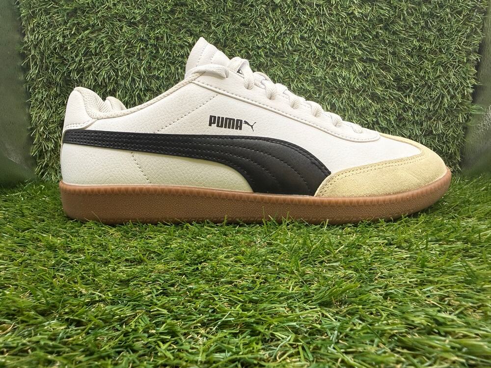 Puma 9-T 400667-05 Athletic Sneaker Shoes Men's 9.5 White Leather Gym Workout